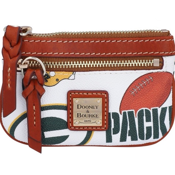 Dooney & Bourke Handbags - ISO Dooney & Bourke Green Bay Packers Coin Purse Mini Wallet Lexi Series NFL OBO